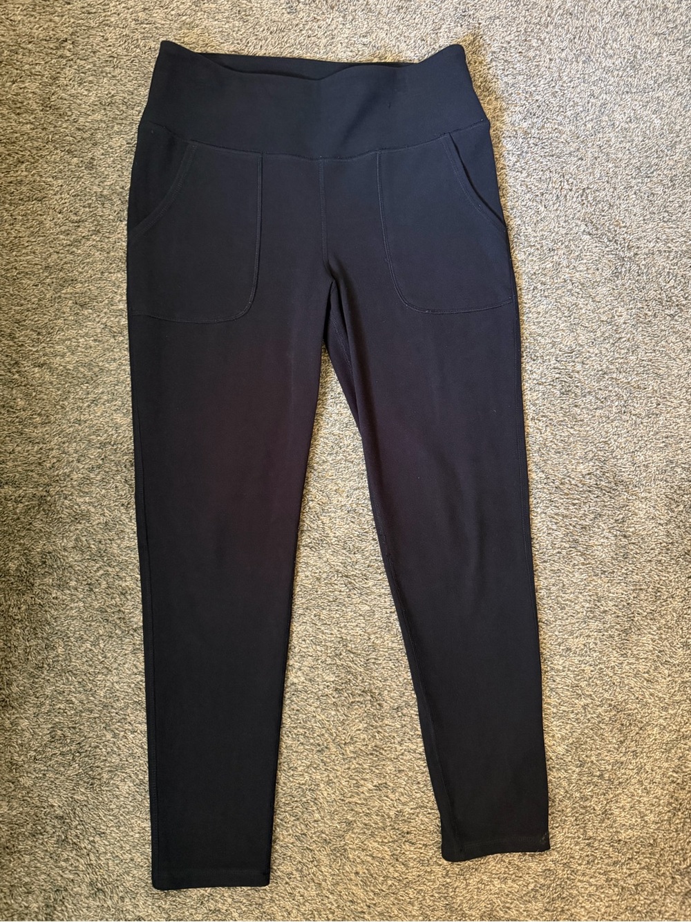 Sonoma Black Pull-On Leggings with Wide Waistband